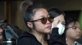 Dead bodybuilder Jo Lindner's devastated girlfriend breaks down in tears at memorial service