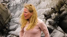 Gillian Anderson and Jason Issacs actors cars of stage and screen on location filming 