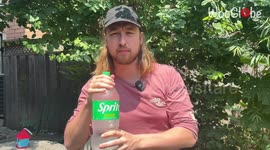Man tries not to burp when attempting the Sprite Challenge *Hilarious Fail*