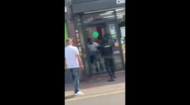 Attempted stabbing at chip shop in the west midlands