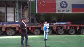 Russia shipping key equipment for nuclear power plant in northeast China