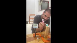 Persistence rewarded with precision after man gets INSANELY DIFFICULT trick shot on-point