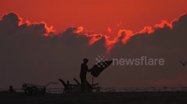 Sunrise During Prolonged Heat Wave Across the Southern United States