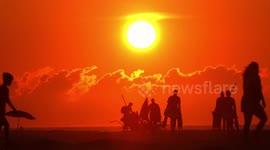 Sunrise During Prolonged Heat Wave Across the Southern United States