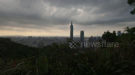 Taipei Skyline Time lapse