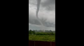 Tornado touches down in Barrhaven, just outside of Ottawa,Ontario.