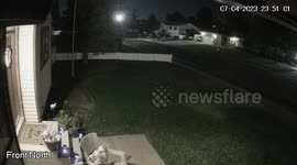 Firework Lit Inside Mailbox