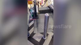 Broken mall escalator sparks concern weeks following horror travelator amputation at Bangkok airport