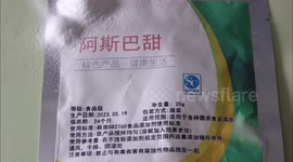 Artificial Sweetener Aspartame That May Cause Cancer in Yichang, China