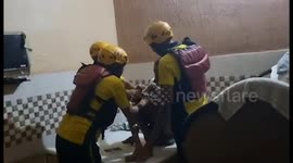 Handicapped Man Rescued from Waterlogged House in Laksar, Uttarakhand, India