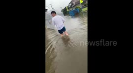 Japan: Emergency Safety Measures Issued For Akita As Major Flooding Hits Tohoku Region 3