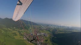 Glider Wingover Attempt Doesn't Go As Planned