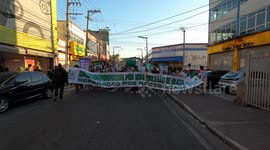 Ferraz de Vasconcelos, São Paulo Brazil July 15, 2023 Marijuana march