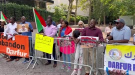 People protest against Sudan conflict in New York, US