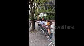 People Chant Against Ongoing Conflict in Sudan in New York, USA