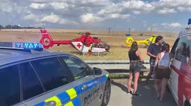 One Dead And 76 Injured After Two Buses Crash On Czech Motorway Near Brno, Czech Republic