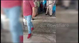 Current spread at the site of Namami Gange project near Chamoli market, so far 16 people died and many injured