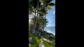 A beautiful nature and beaches waves