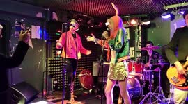 Flesh Tetris performs at Hope and Anchor, Islington, London, UK.