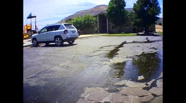 Montague apartment's in Northern California united states of America has been wasting water for months and no one cares about it