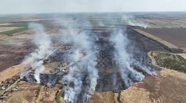 Ukraine wildfires made deadlier by unexploded munitions from Russian invasion