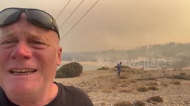 British dad uses holiday hire car to rescue holidaymakers trapped by Rhodes wildfires