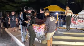 Disenfranchised voters protest over military's refusal to hand power to election winner