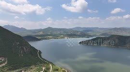 Yunzhou Reservoir in Zhangjiakou, China