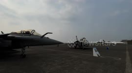 Rafale France Jet Fighter in Jakarta, Indonesia