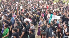 Women Protest in Kangpokpi, India Protest against Alleged Sexual Assault of Women