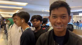 Youth Queue Up for Smartphone Launch Amid COVID-19 Endemic In Jakarta, Indonesia