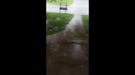 Severe thunder storm happenings in Wisconsin