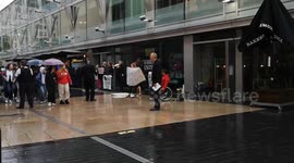 Piers Corbyn calls out for the arrest of Greta Thunberg. This was done outside the Royal Festival Hall where Greta Thunberg was speaking at an event called Greta Thunberg: The Climate Event