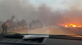 York Fire Mojave National Preserve