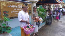 Burmese Buddhists in Thailand Celebrate Asanha Bucha Day, a major holiday