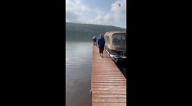Dynamic duo setting unreachable brother goals during fun-filled fishing adventure