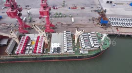 1st batch of supplies for China-aided civil defense project in Jordan leaves Tianjin Port