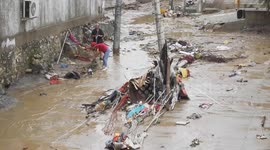 Flood-hit Fangshan District in Beijing copes with Doksuri aftermath