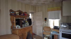 Abandoned time capsule home nearly claims explorer's leg as floor gives way