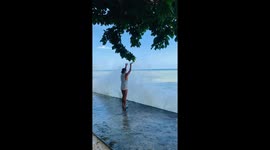 It looks like I am a water bender.. this was taken at the enchanted island of Siquijor Philippines
