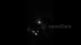 Supermoon Seen in The Sky Above Bekasi, Indonesia