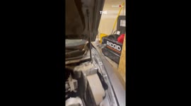 Funny Mechanic is SHOCKED after getting his face lashed by resentful car