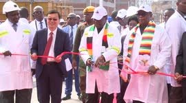 Zimbabwean president commissions Chinese-funded power plant expansion project