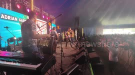 Adrian Garcia performs at the Latino Life Festival 2023, London, UK