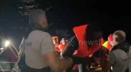 Pregnant Woman In Labour Among Migrants Saved Trying To Cross The Mediterranean Sea