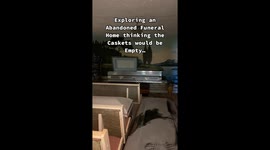 Inside creepy abandoned funeral home with 'blood' on coffin pillows and 'human remains' left behind