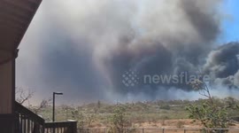 Emergency declared as brush fires rage in Hawaii