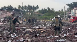 Fireworks Warehouse Explosion in Narathiwat, Thailand