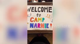 Grandma runs week-long summer camp for her 11 grandchildren - with daily menu, activity schedule and homemade trophies