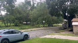 Storm Aftermath in Philadelphia, PA, USA